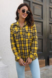 WOMEN LONG SLEEVE BRUSHED BUTTON DOWN SHIRTS