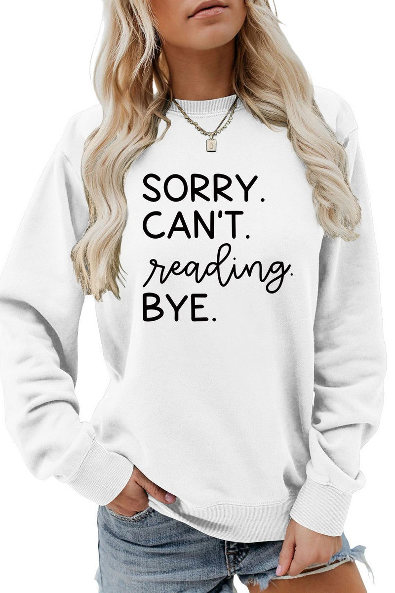 WOMEN LETTER PRINTING LONG SLEEVE T SHIRT TEE