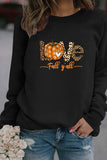 WOMEN FALL LOVE PRINTING LONG SLEEVE PULLOVER TOP