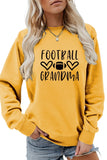 WOMEN FOOTBALL GAME DAY PRINTING JUMPER TOP